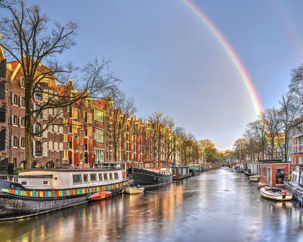 Rainbow in Amsterdam